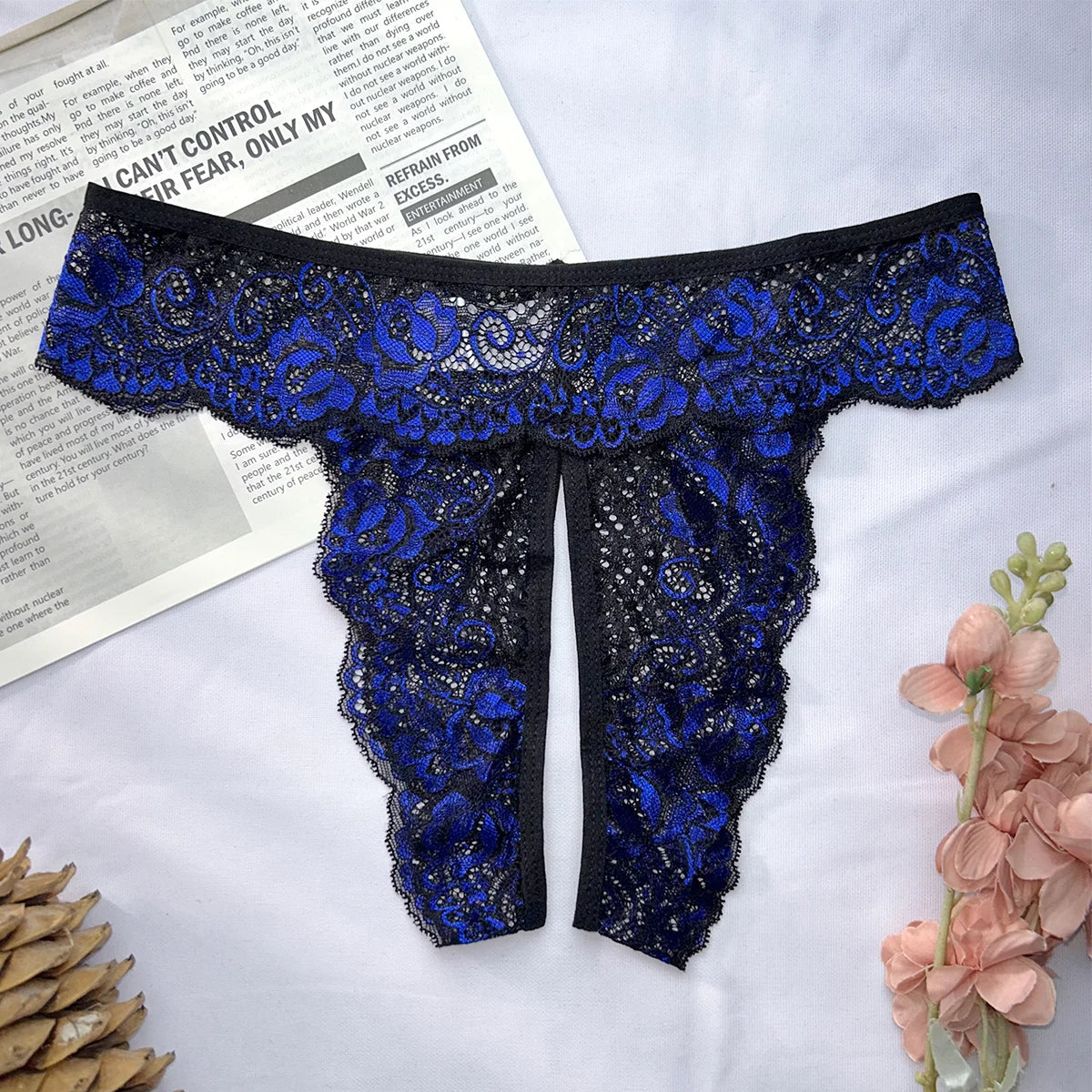 Elegant Lace Thong for Women - Vallador